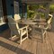 Highwood Usa Hamilton 5pc Round Outdoor Patio Furniture Dining Set AD-DNA48-WAE - alternate 2